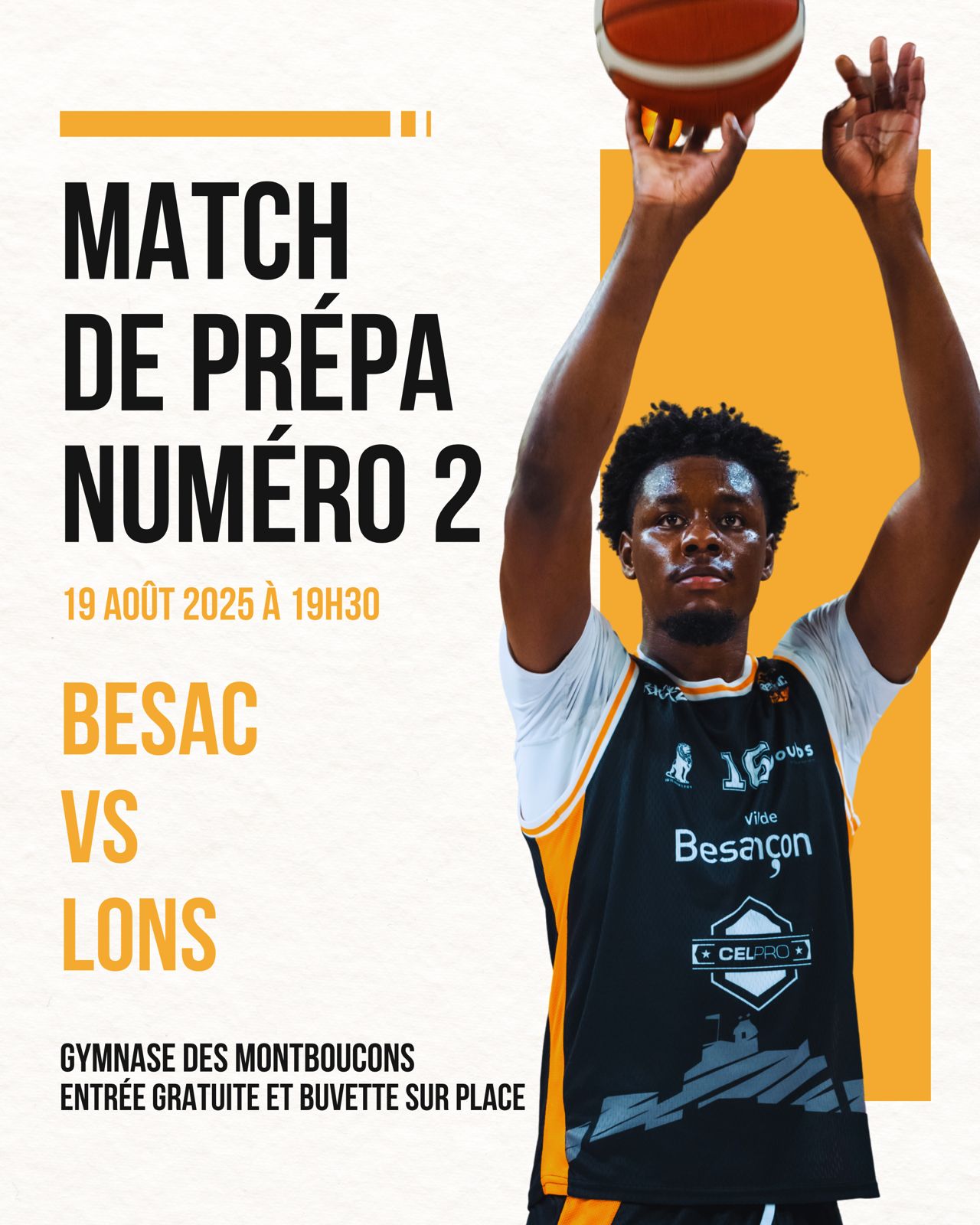 Un classique de la préparation du BesAC contre Lons – Site Officiel du ...